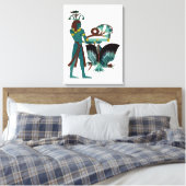 Ägyptisches Design #5 in Emporio Moffa Leinwanddruck (Insitu (Schlafzimmer))