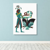 Ägyptisches Design #5 in Emporio Moffa Leinwanddruck (Insitu (Holzboden))