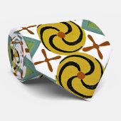 Ägyptisches Design #6 in Emporio Moffa Krawatte (Gerollt)