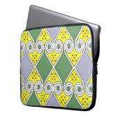 Ägyptisches Design #9 in Emporio Moffa Laptopschutzhülle (Vorderseite Links)