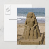 ägyptisches Design Postkarte (Vorne/Hinten)