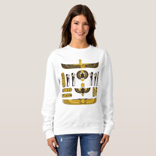 ägyptisches Design Sweatshirt (Vorne ganz)