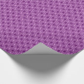Ägyptisches Fliesenmuster, Amethyst und Orchidee Geschenkpapier (Ecke)