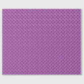 Ägyptisches Fliesenmuster, Amethyst und Orchidee Geschenkpapier (Flach)