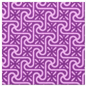 Ägyptisches Fliesenmuster, Amethyst und Orchidee Stoff (Nahaufnahme)