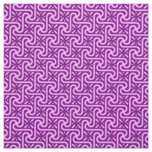 Ägyptisches Fliesenmuster, Amethyst und Orchidee Stoff
