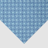 Ägyptisches Fliesenmuster, Indio und Light Sky Blu Seidenpapier (Ausschnitt)