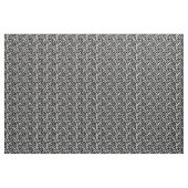 Ägyptisches Fliesenmuster, schwarz-weiß Stoff (Fat Quarter (45,7 x 55,9 cm))