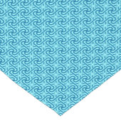 Ägyptisches Fliesenmuster, türkis und kobaltblau Kurzer Tischläufer (Ecke)