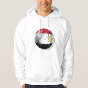 Ägyptisches Fußbalball GoldWappen der begrenzten Hoodie