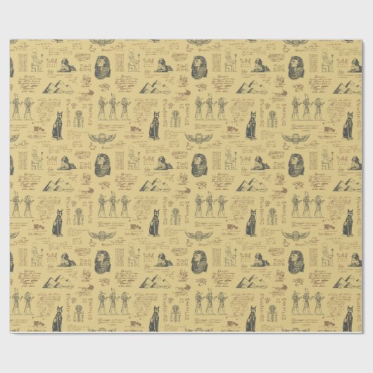 Ägyptisches Geschenkpapier (Flach)