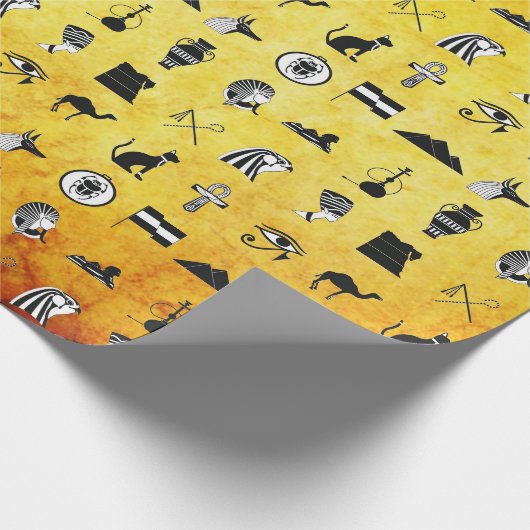 Ägyptisches Geschenkpapier (Ecke)
