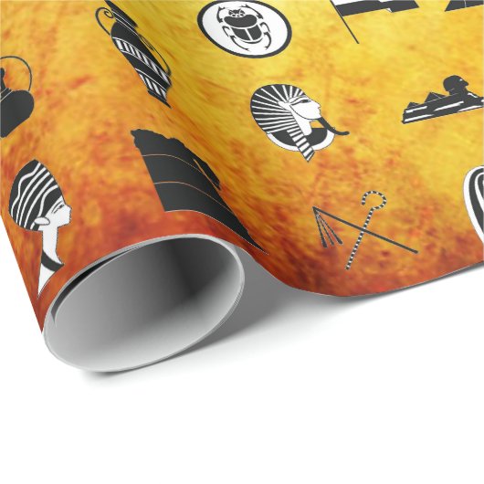 Ägyptisches Geschenkpapier (Rolleneckpunkt)