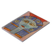 Ägyptisches Goddess-Spiral-Notebook Notizblock (Linke Seite)