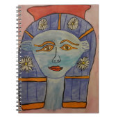 Ägyptisches Goddess-Spiral-Notebook Notizblock (Vorderseite)