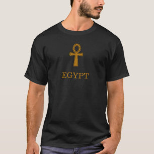 Ägyptisches Gold-Ankh-Symbol T-Shirt