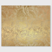 Ägyptisches Goldrolle-Entwurfs-Geschenk-Packpapier Geschenkpapier (Flach)