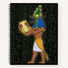 Ägyptisches Gott-Thoth-Deluxe-Notebook Notizblock