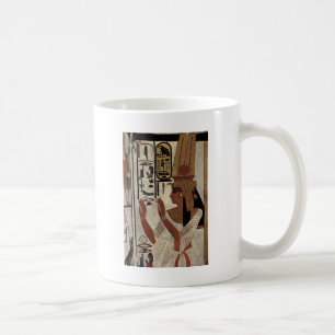 Ägyptisches Göttinhieroglyphenmuster Kaffeetasse