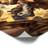 Ägyptisches Göttplakat Poster (Ecke)