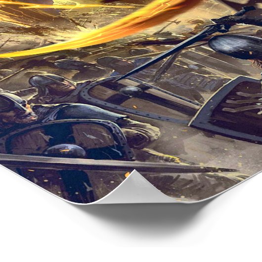 Ägyptisches Göttplakat Poster (Ecke)