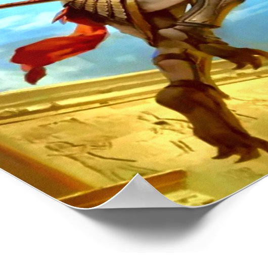 Ägyptisches Göttplakat Poster (Ecke)