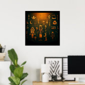 Ägyptisches Halloween 2 Poster (Heimbüro)