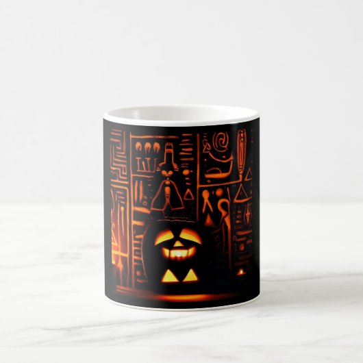 Ägyptisches Halloween 6 Kaffeetasse (Mittel)