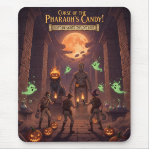 Ägyptisches Halloween-Mauspad Mousepad