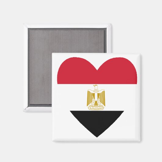 ägyptisches Herz Magnet (Vorderseite/Rückseite)
