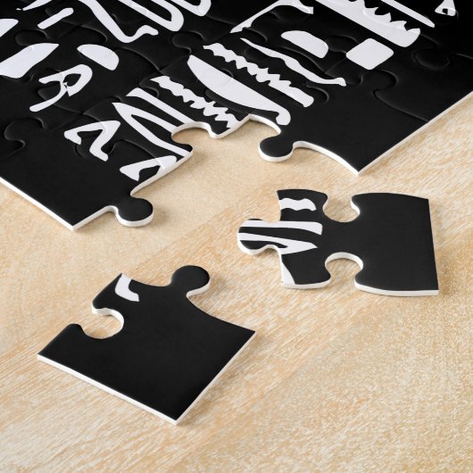 Ägyptisches Hieroglyph Jigsaw Puzzle (Seite)