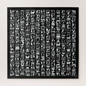Ägyptisches Hieroglyph Jigsaw Puzzle (Vertikal)