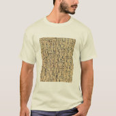 Ägyptisches Hieroglyph-Shirt T-Shirt (Vorderseite)