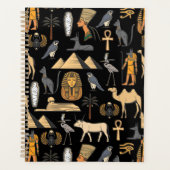 Ägyptisches Hieroglyphen-Symbol-Muster Hintergrund Planer (Vorderseite)