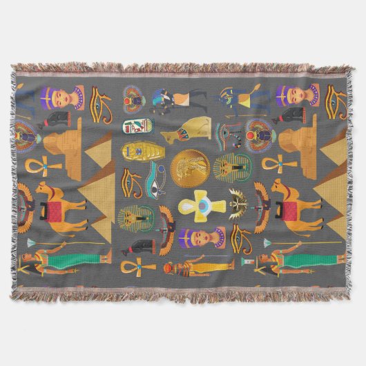 Ägyptisches Hieroglyphensymbol Muster Pharao Decke (Vorderseite)