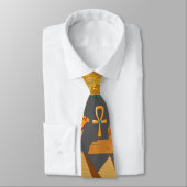 Ägyptisches Hieroglyphensymbol Muster Pharao Krawatte (Gebunden)