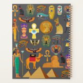 Ägyptisches Hieroglyphensymbol Muster Pharao Planer (Rückseite)