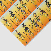 Ägyptisches Hieroglyphics-Gewebepapier Seidenpapier (Ausschnitt)