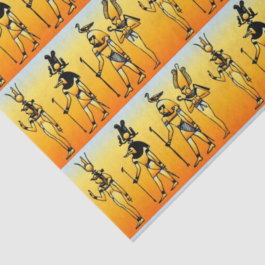 Ägyptisches Hieroglyphics-Gewebepapier Seidenpapier (Ausschnitt)