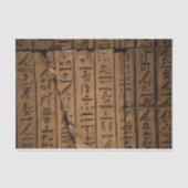 Ägyptisches Hieroglyphics-Gewebepapier Seidenpapier (Vorderseite)