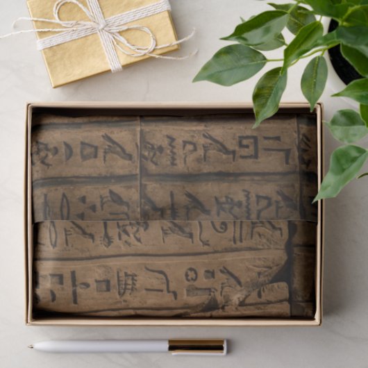 Ägyptisches Hieroglyphics-Gewebepapier Seidenpapier (Geschenk)