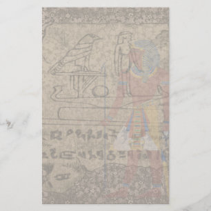 Ägyptisches hieroglyphisches briefpapier