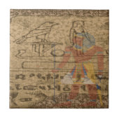 Ägyptisches hieroglyphisches fliese (Vorderseite)