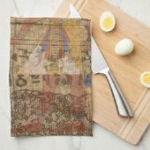 Ägyptisches hieroglyphisches handtuch (Viertel Falte)