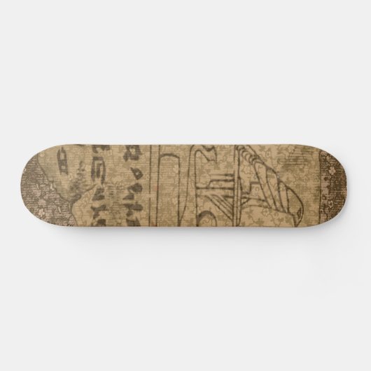 Ägyptisches hieroglyphisches skateboard (Horizontal)