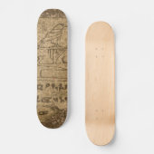 Ägyptisches hieroglyphisches skateboard (Vorderseite)