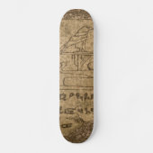 Ägyptisches hieroglyphisches skateboard (Vorderseite)