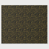 Ägyptisches Hieroglyphisches Symbol-Muster Geschenkpapier (Flach)