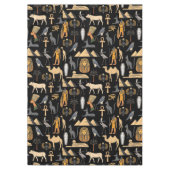 Ägyptisches Hieroglyphisches Symbol Muster Hinterg Tischdecke (Vorderseite)