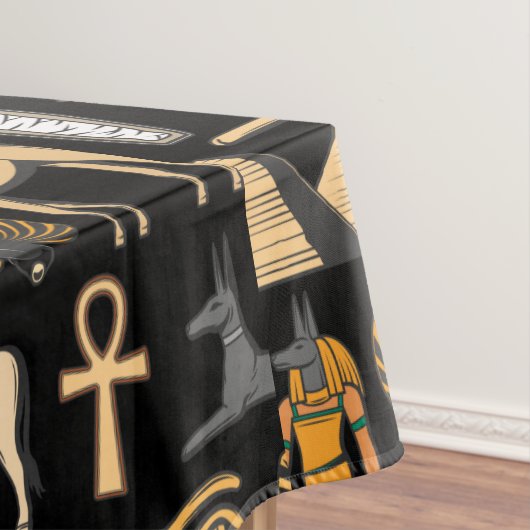 Ägyptisches Hieroglyphisches Symbol Muster Hinterg Tischdecke (Beispiel)